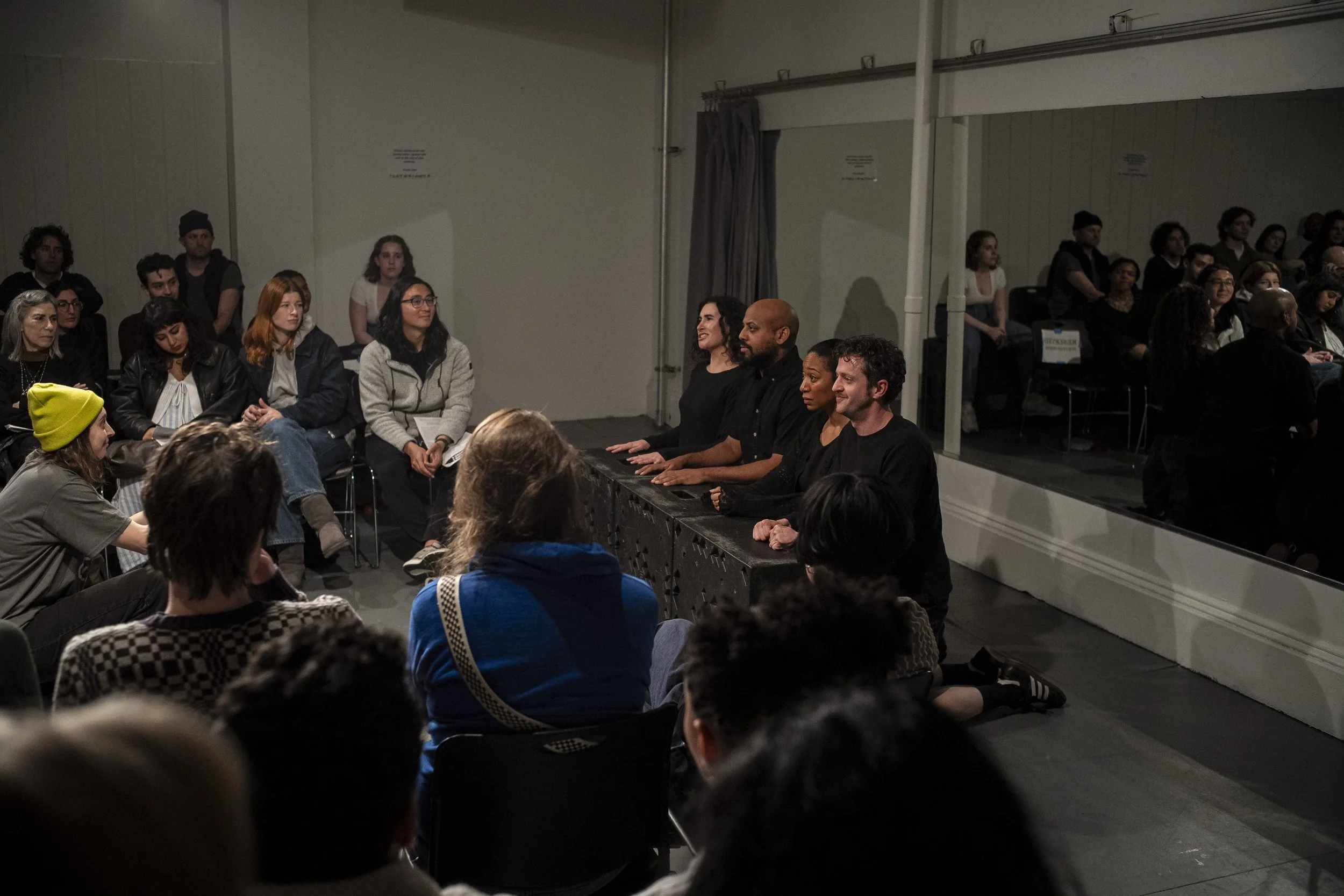(l to r) Frankie Placidi, Sarina Freda, Yonatan Gebeyehu, Sharina Martin, Ethan Dubin