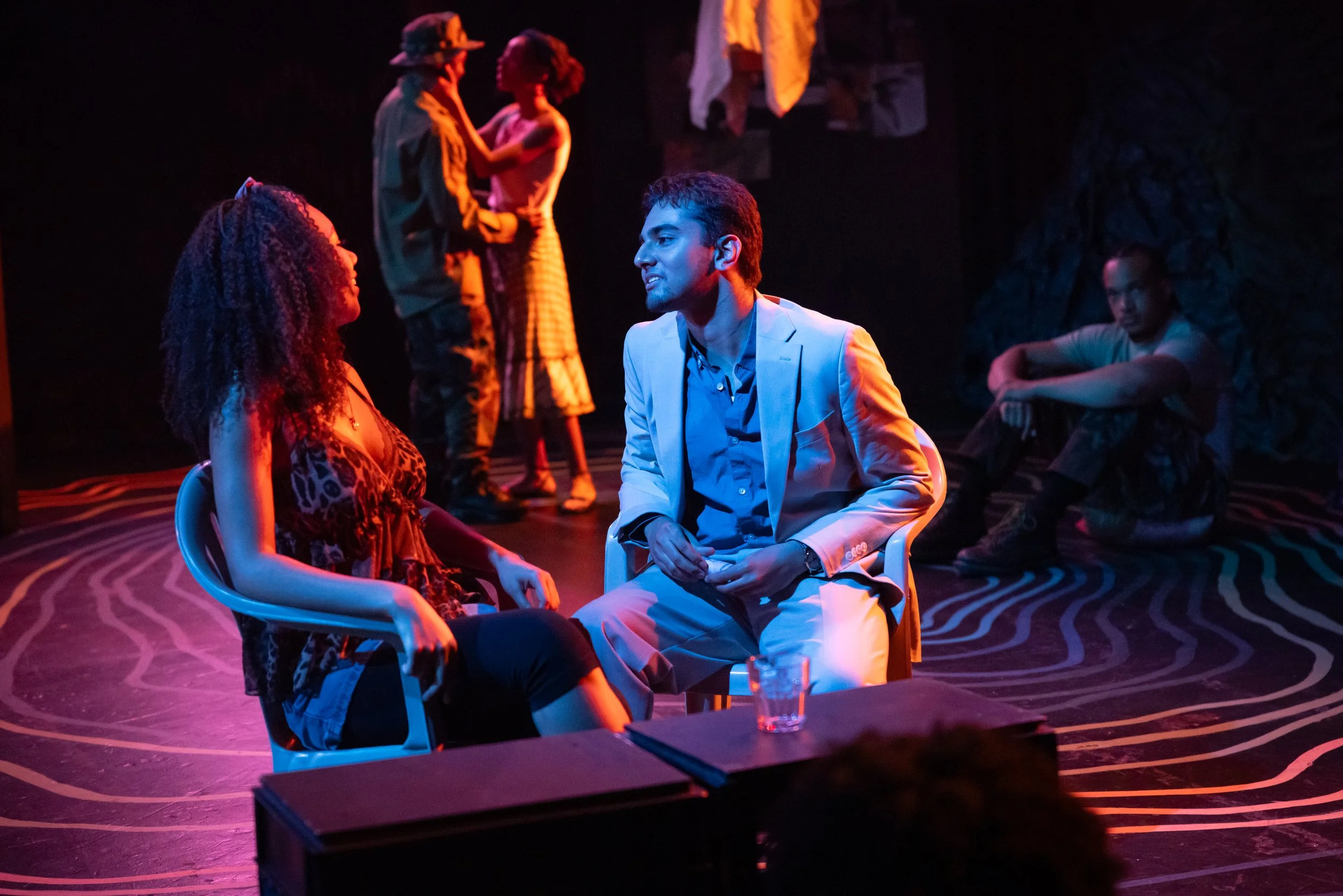 (Foreground) Mercedes Robinson and Sami Rizvi (Background) Jax Mitchell, Maia Marie, and Jaden Wyche