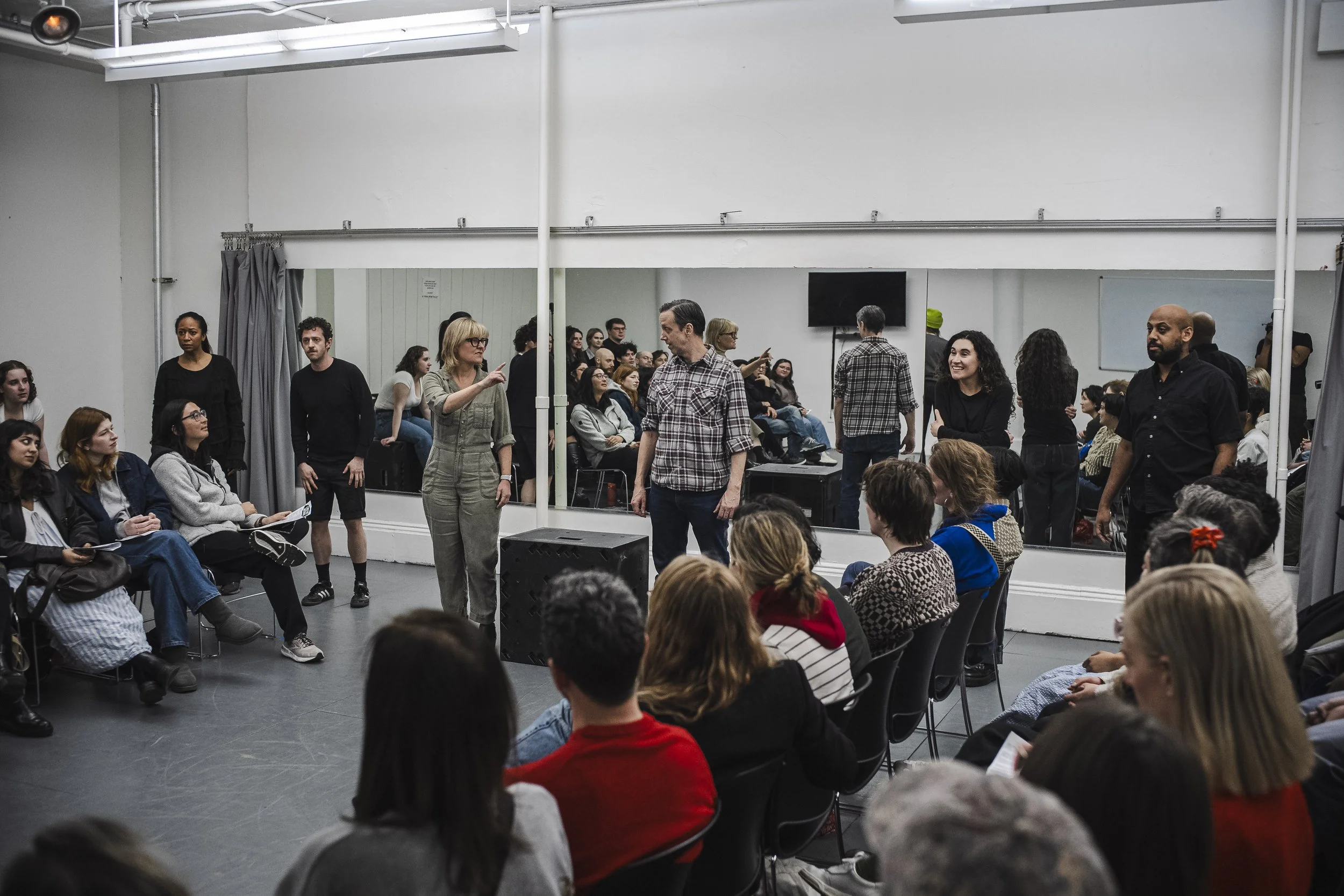 (l to r) Sharina Martin, Ethan Dubin, Kelly McAndrew, Mike Iveson, Sarina Freda, Yonatan Gebeyehu