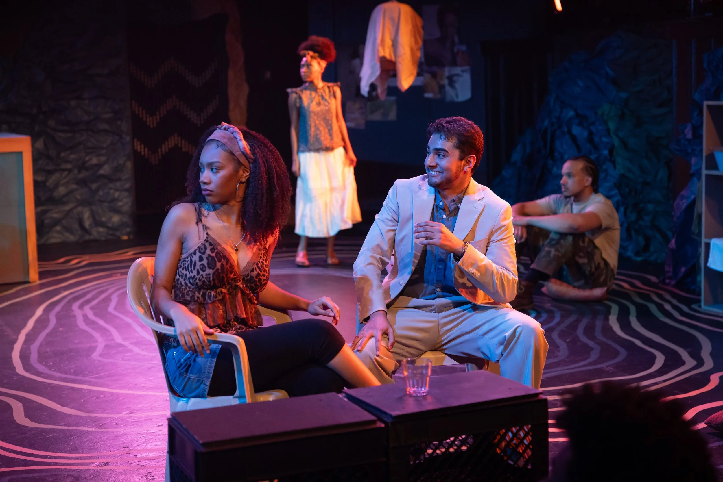 (Foreground) Mercedes Robinson and Sami Rizvi (Background) Imani Destinee and Jaden Wyche 