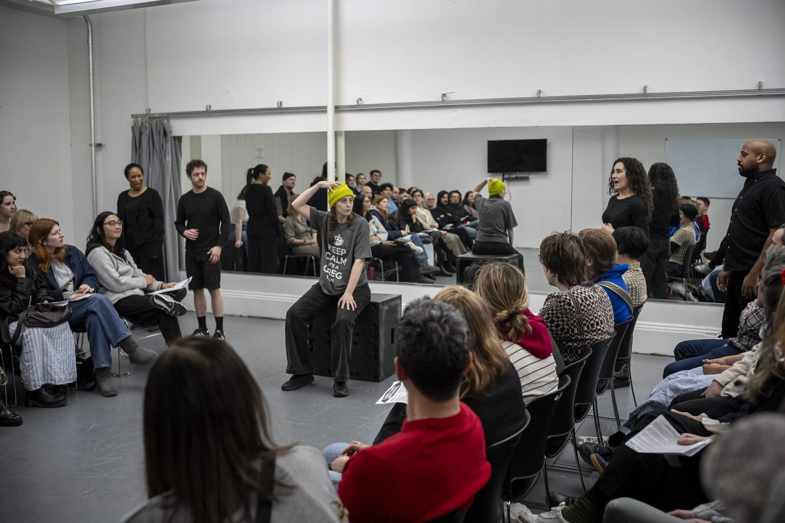 (l to r) Sharina Martin, Ethan Dubin, Frankie Placidi, Sarina Freda, and Yonatan Gebeyehu