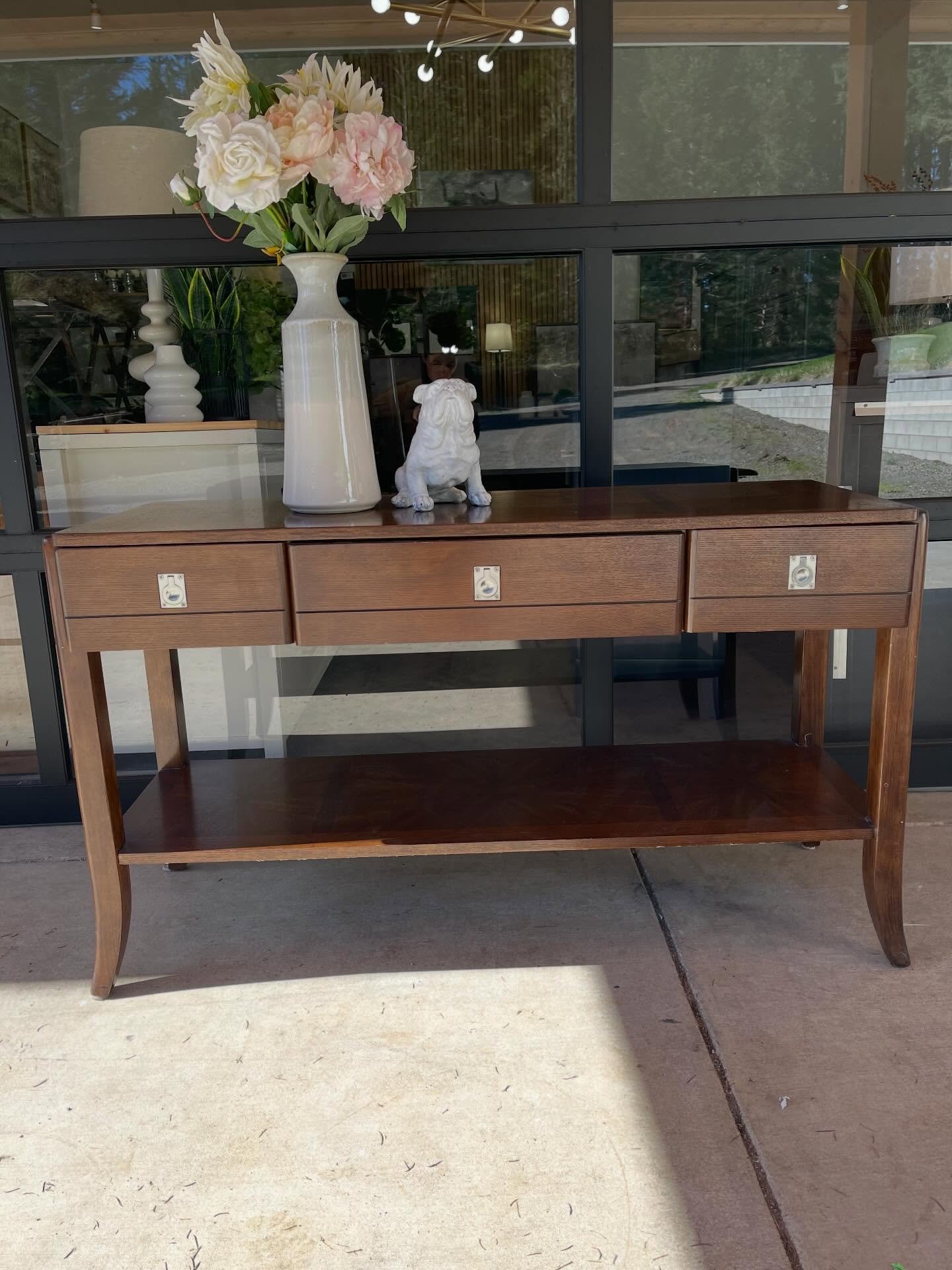 We just completed this sofa table ( 50x18x29t ) it&rsquo;s 475 beautiful wood and side tables. The side tables have Barnwood on the top for extra character and durability. Side tables are separate and 22 x 16 x 25 tall. They are 200 each. http://furn