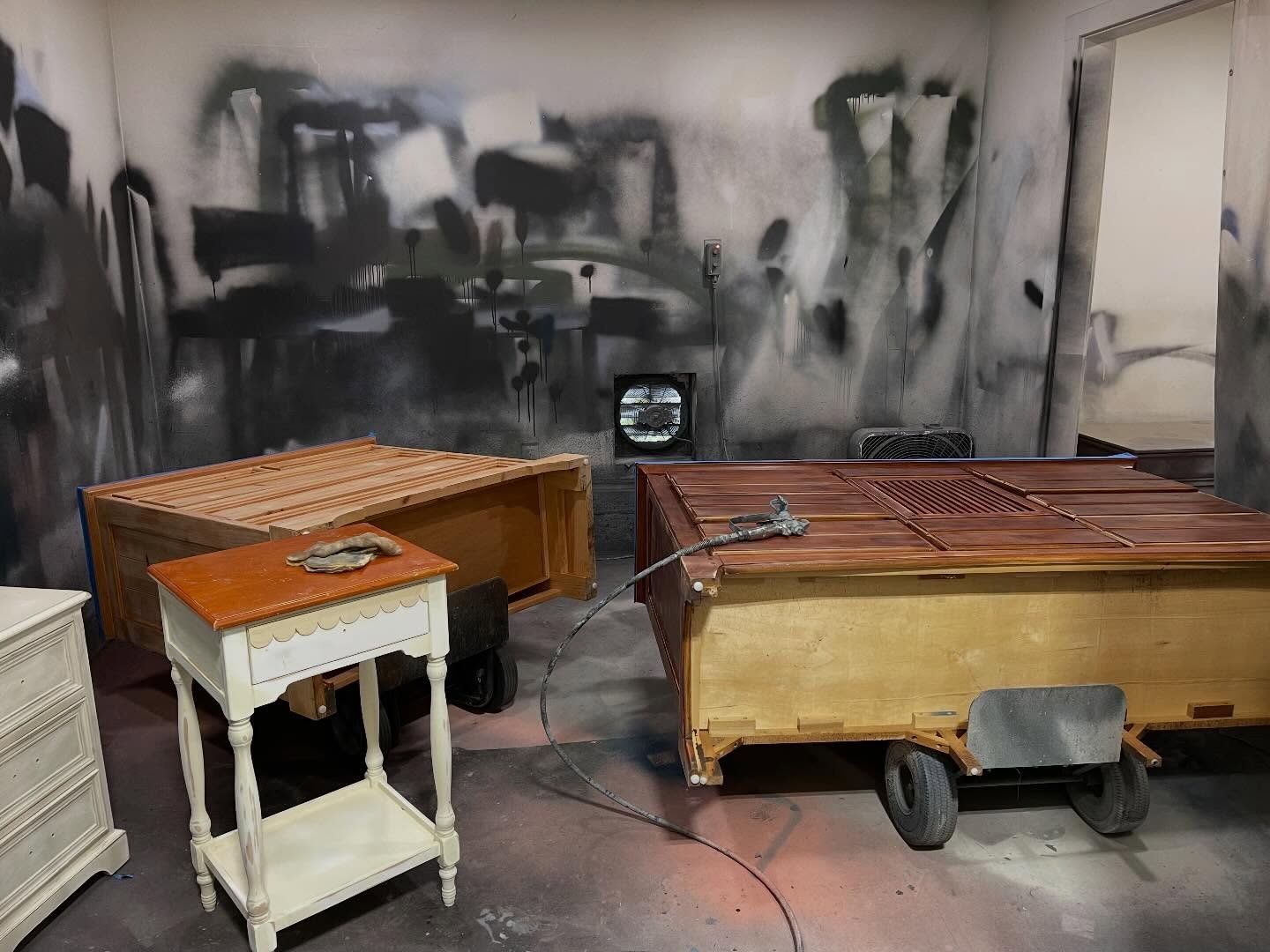 These pieces have been sanded and primed, and the first coat of paint will be put on today! Heck, if I&rsquo;m lucky I might be able to get the 3rd coat on tonight late. Stay tuned. Tomorrow will be a big day. We have deliveries to do in the morning 