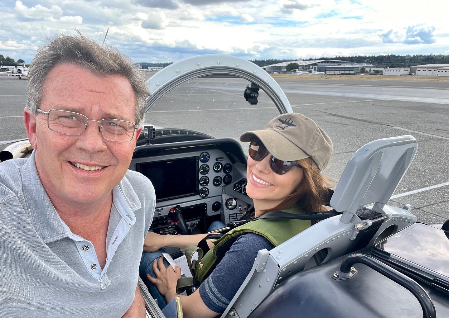 Fun factor fifty plus flying the 750hp Pilatus PC-7 with Captain Hanne&hellip;.This plane is kid in the candy store stuff. Bring on the G&rsquo;s. #flying #flight  #flighttraining #flightschool #pilatus #flights