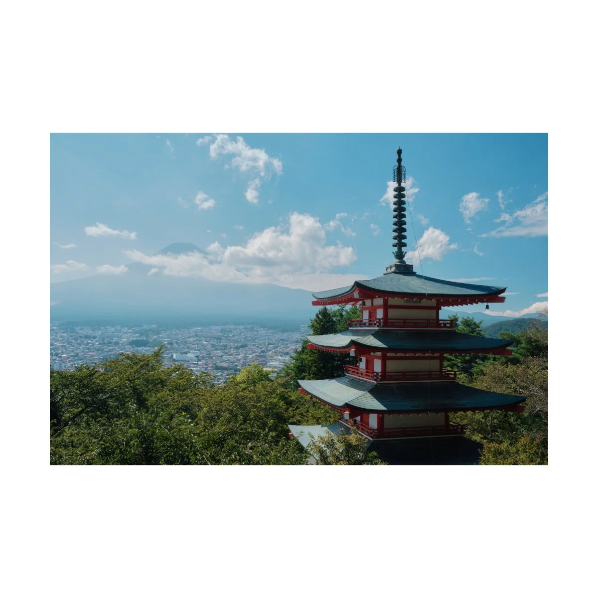 chureito pagoda travel photography andre pel