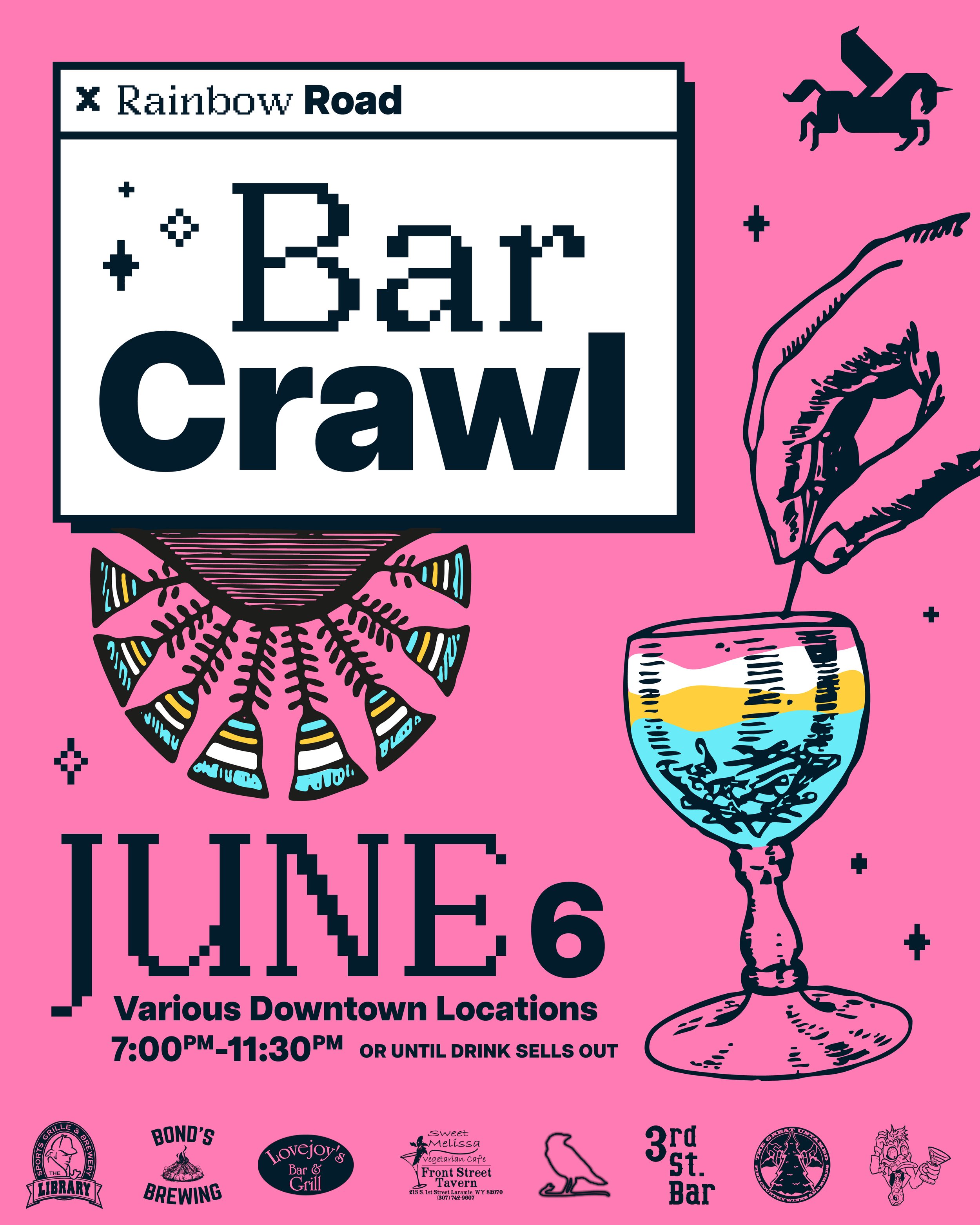 Rainbow Road Bar Crawl