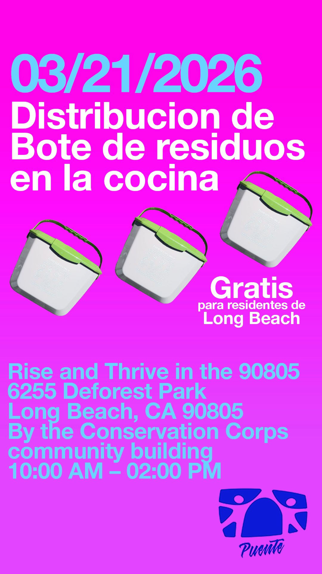 Distribucion de bote de residuos en la cosina