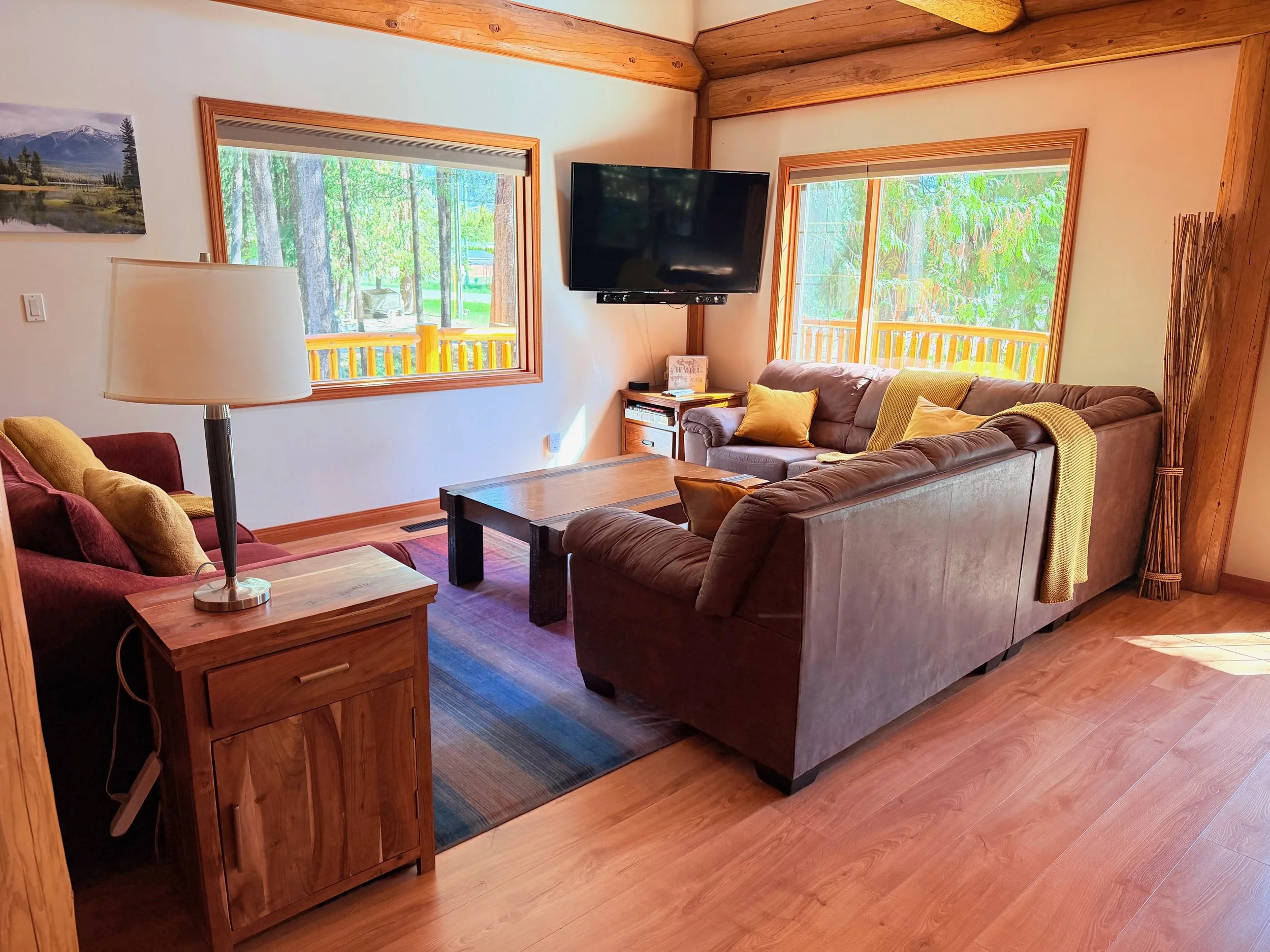 Bright and warm living room