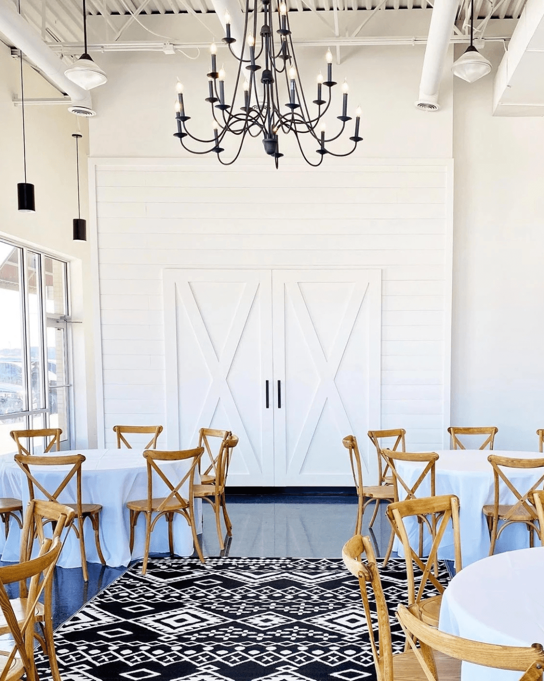 Shiplap Accent Wall & Barn Doors in Porter Ridge