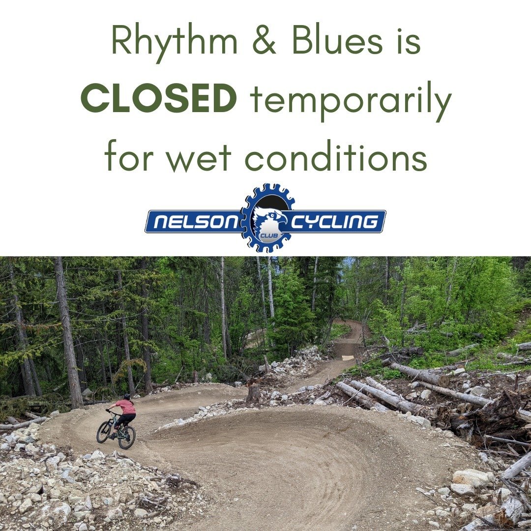 Well folks it's spring out there, and the trails are melting out quick!
RnB is CLOSED for now to avoid damage caused by wet conditions. We will re-open the trail when it has dried out. Please help us to keep this flow trail in great condition by choo