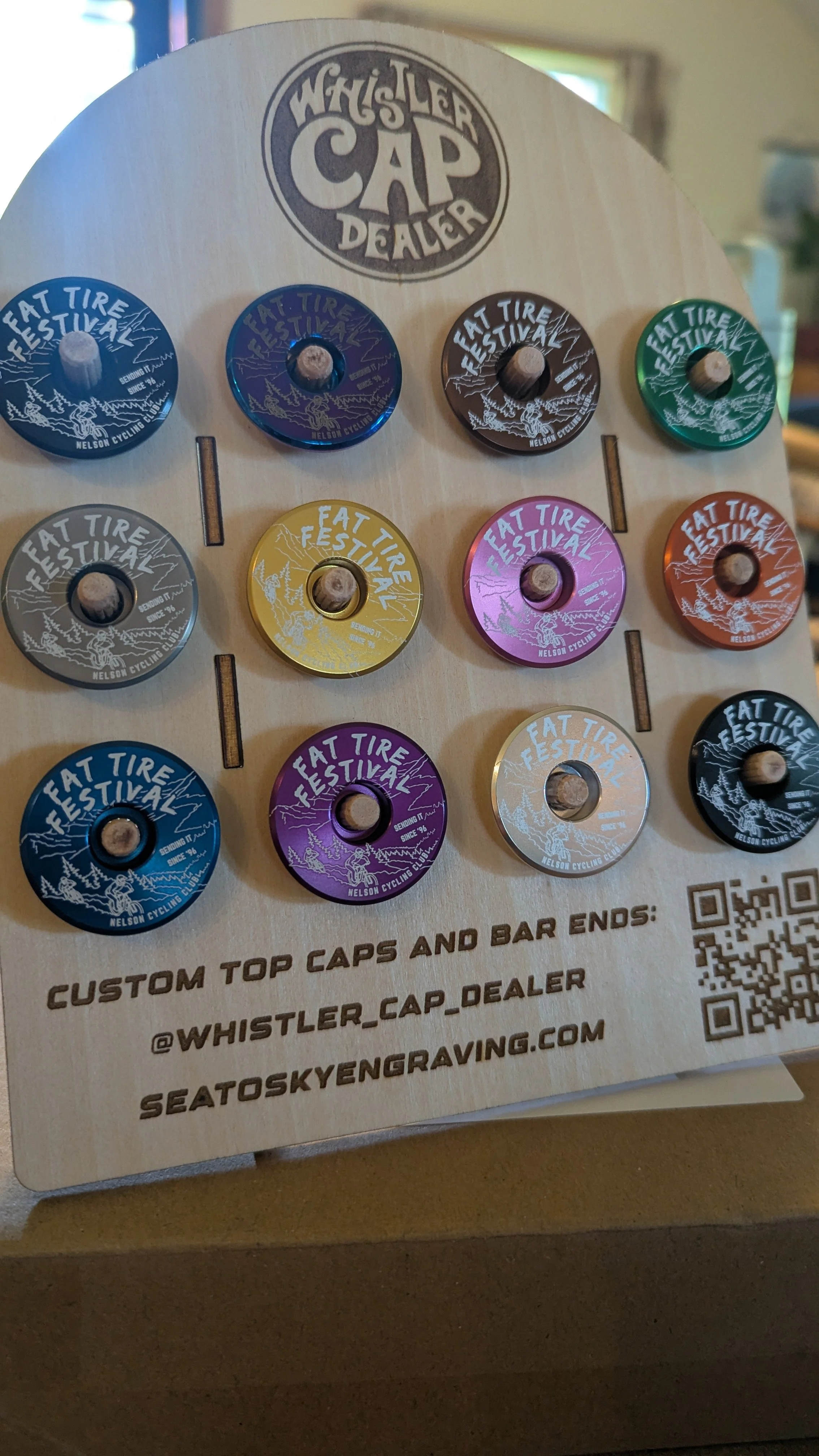 Fat Tire Fest Stem Caps