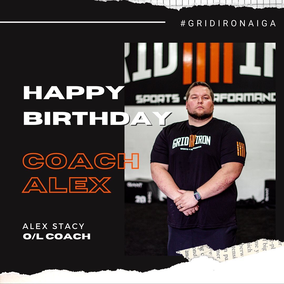Happy Birthday Coach Alex 💥We hope you had an awesome birthday‼️
.
.
.
.
.
.
.
#GridironAiga 
#GridironTrenches
#TeamGridiron
#GridironSP
#TrenchHOGz
#DQtrenchperformance
#DQEvans
#JPSTeamWA