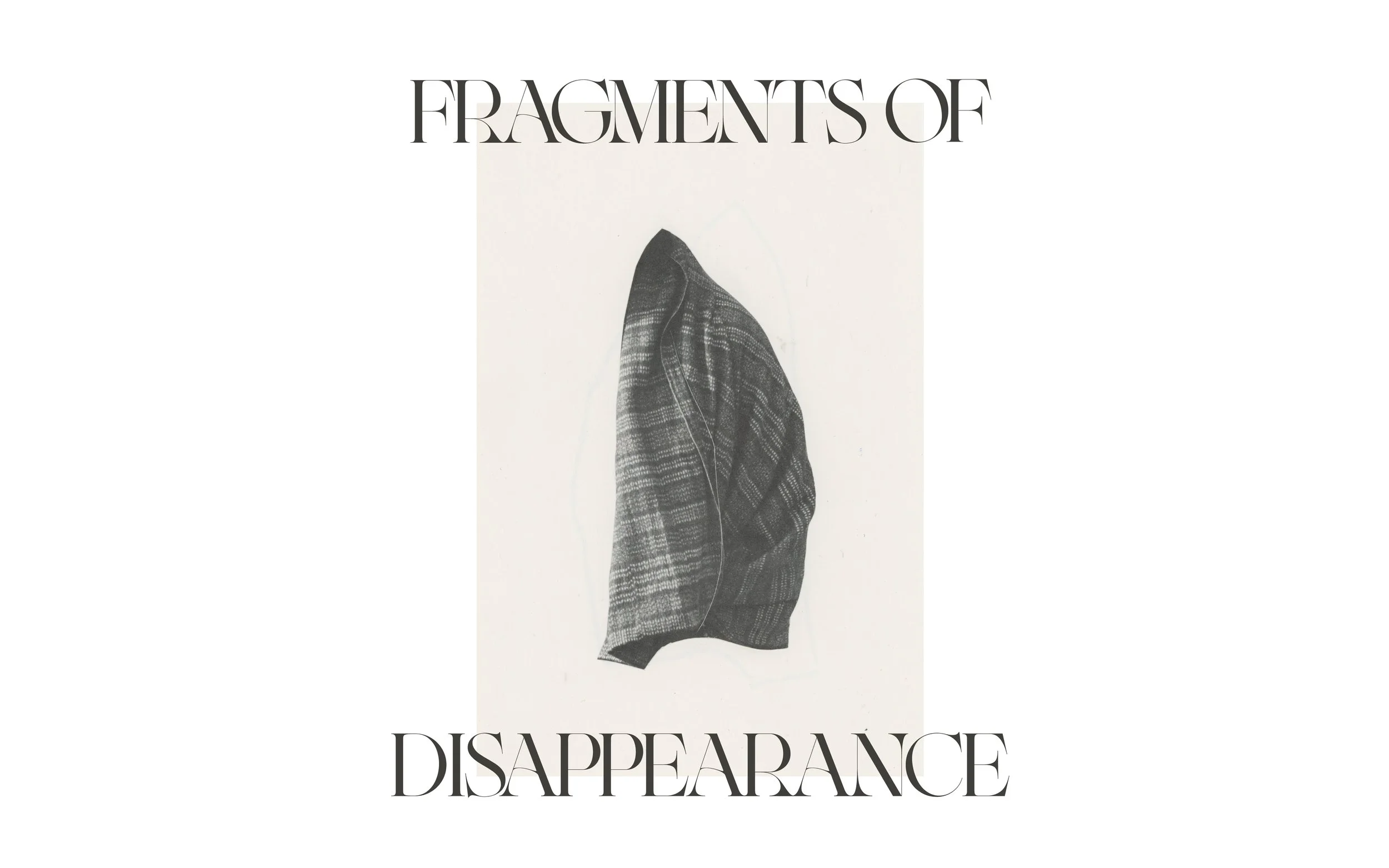 fragments of disappearance- Richard Vergez