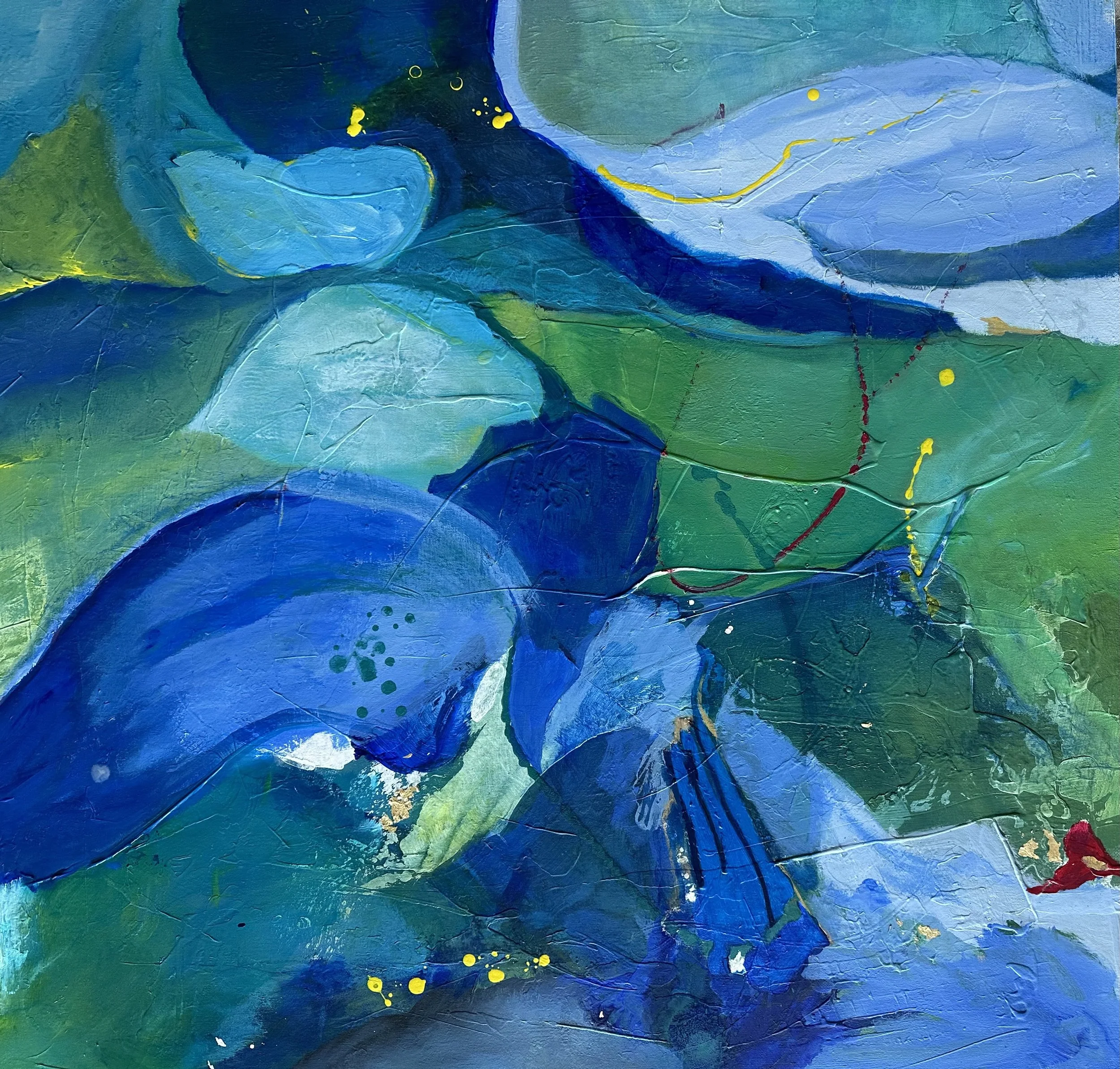 Blue Garden 36 x 36 Sold to a friend at Sunrise Country Club