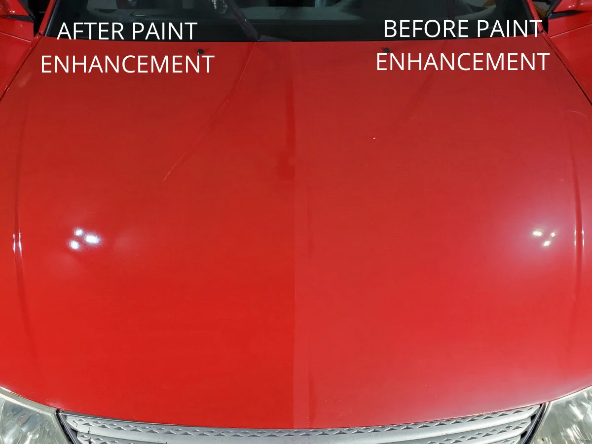 Paint Enhancement 50/50 comparison