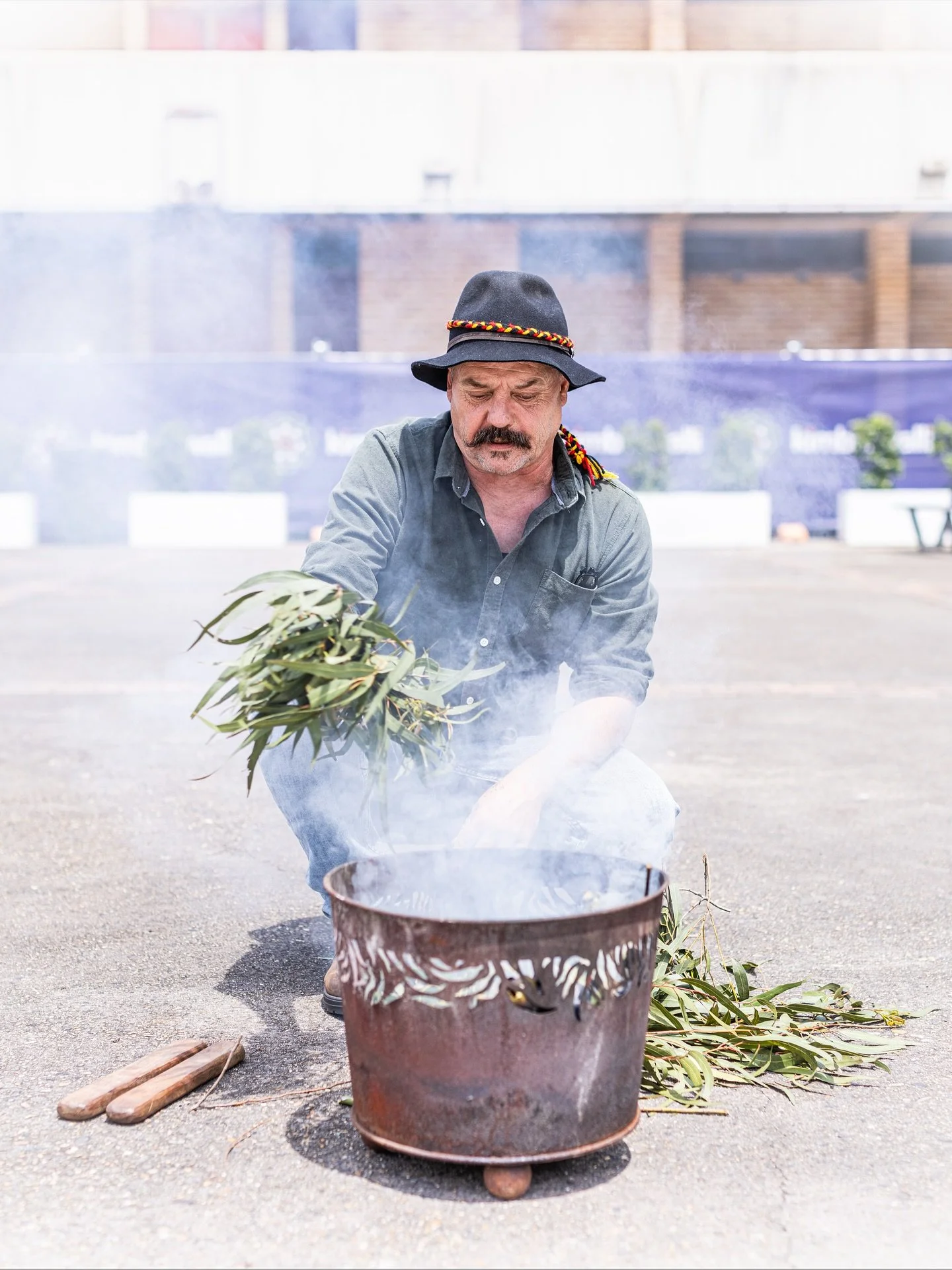 It was such an honour to be invited yesterday to @nationalindigenousculinary_aus Indigenous Success Celebration Event. Thank you Jamie Eastwood for your beautiful Welcome to Country and Smoking Ceremony. 
Hosted by Nathan Lovett @naway_yila_buradja