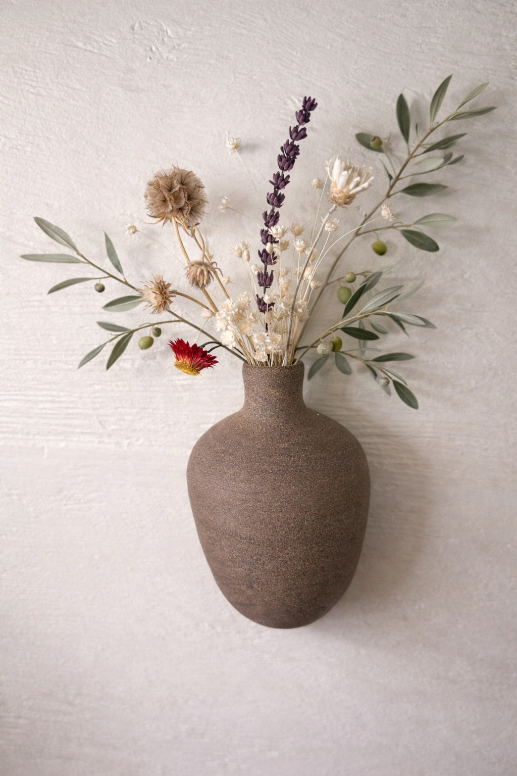 Recycled Stoneware Wall Vessel