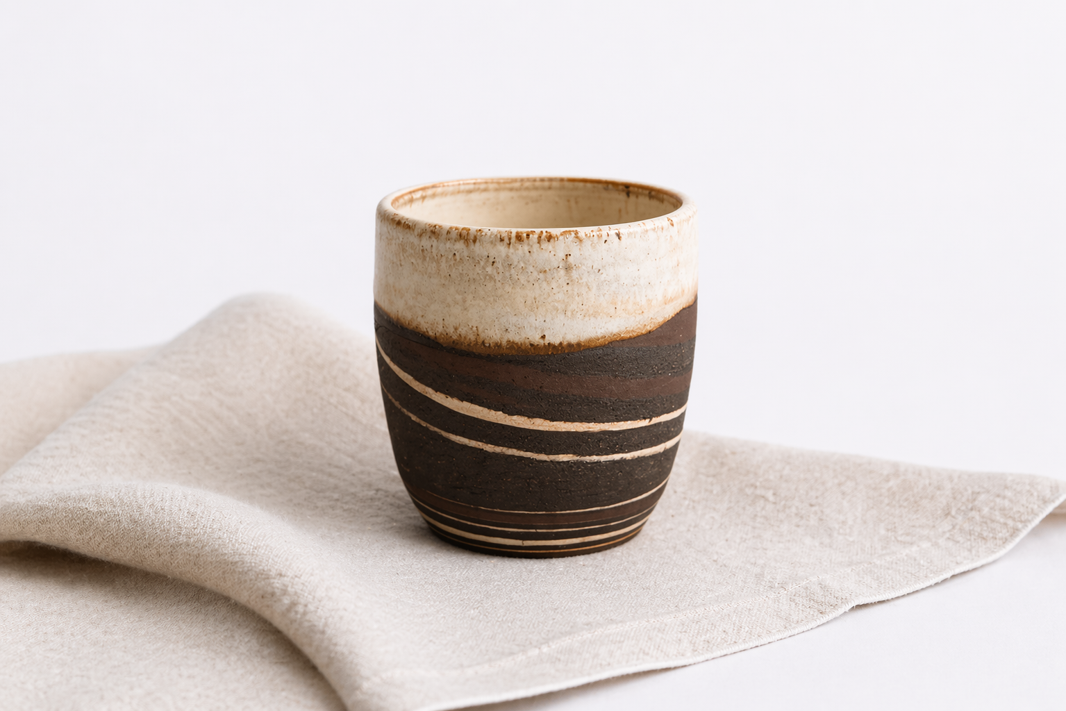 Marbled Round Tumbler