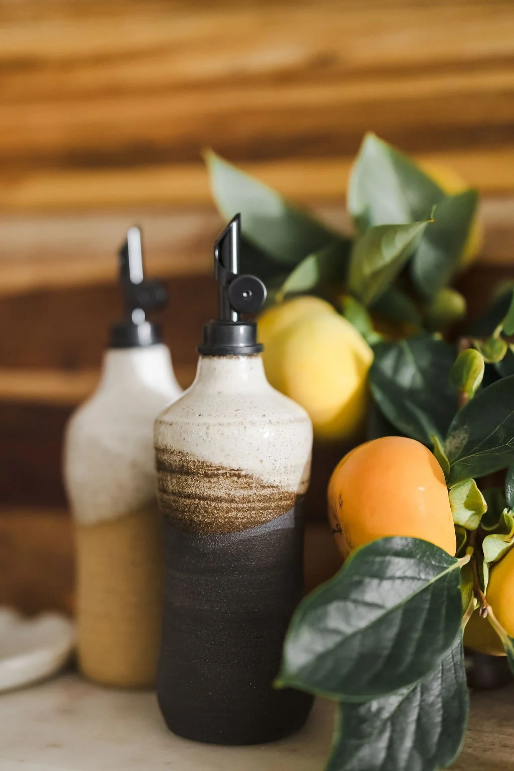 olive oil and vinegar bottle cruet