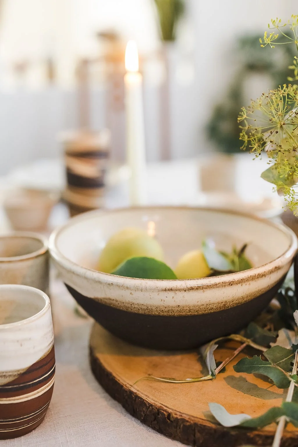Stoneware Salad Bowl