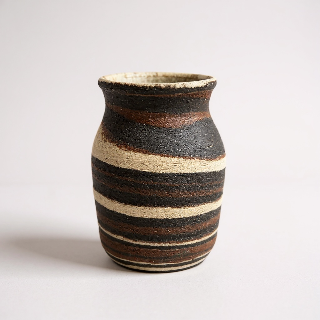 small marbled vase