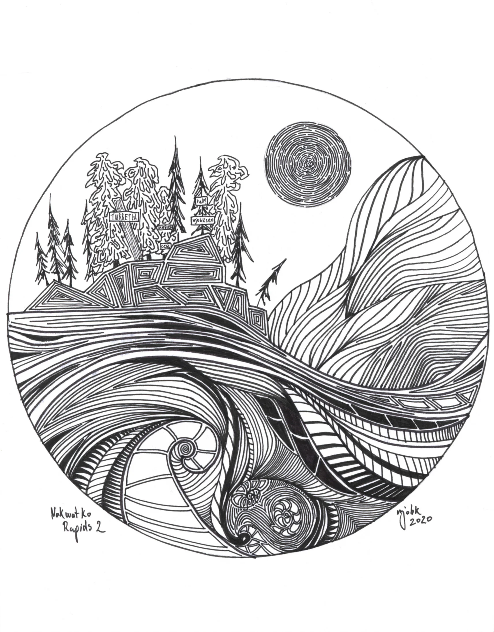 Nakwakto Rapids, Seymor Inlet, BC Canada