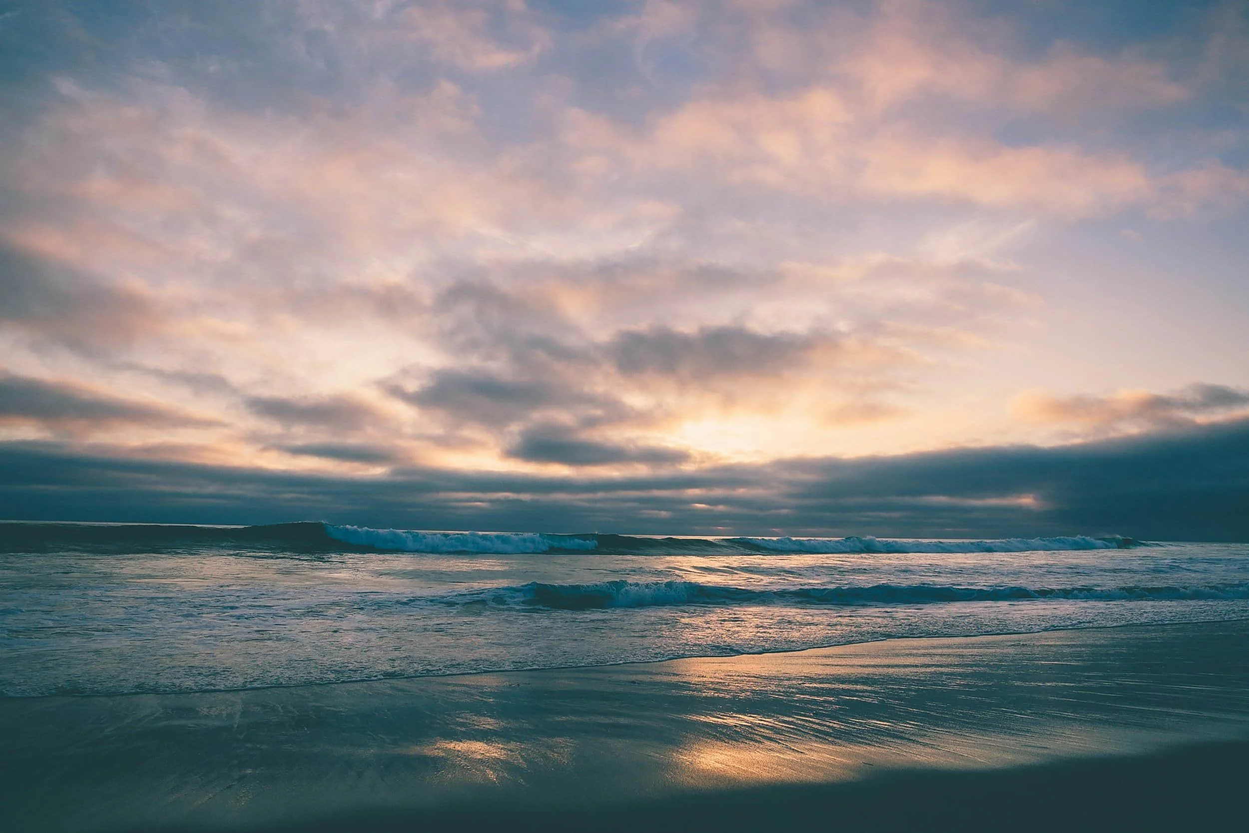Ocean at sunset