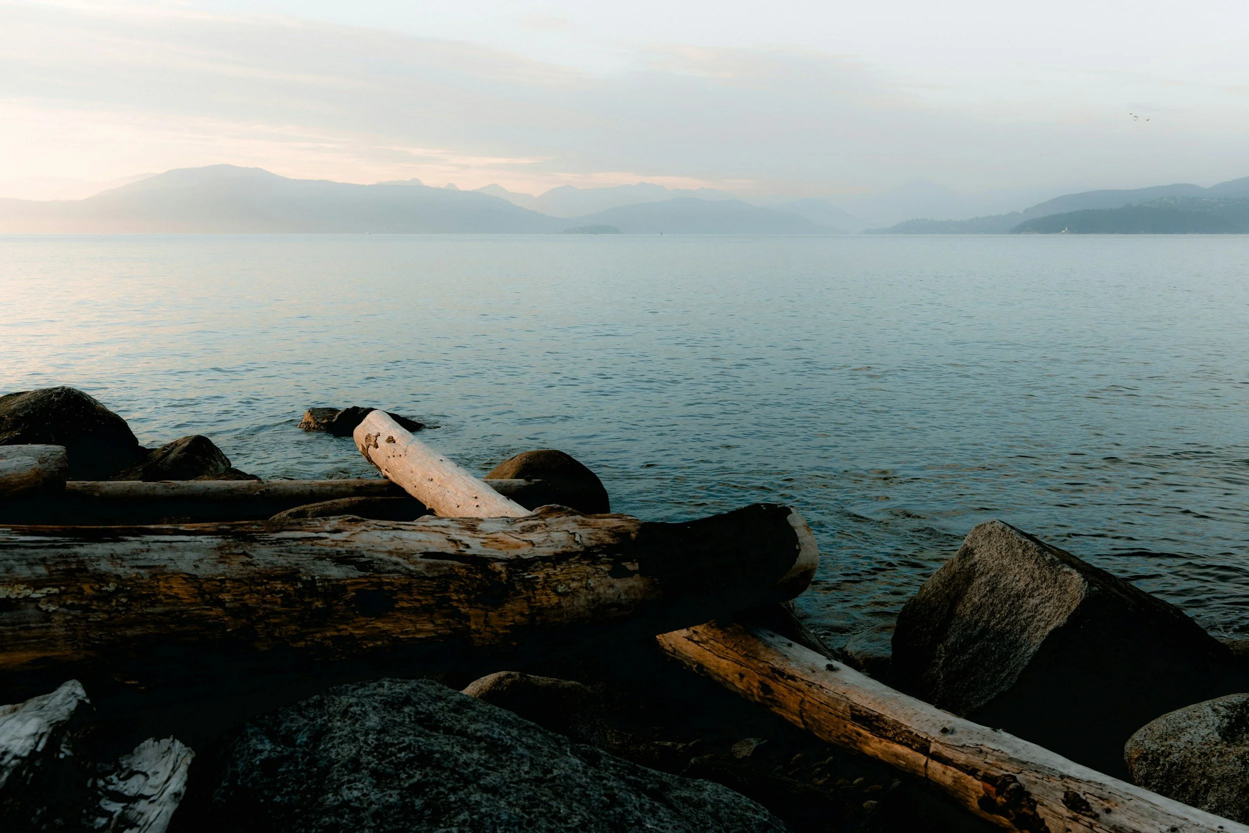 The beach in Vancouver, BC