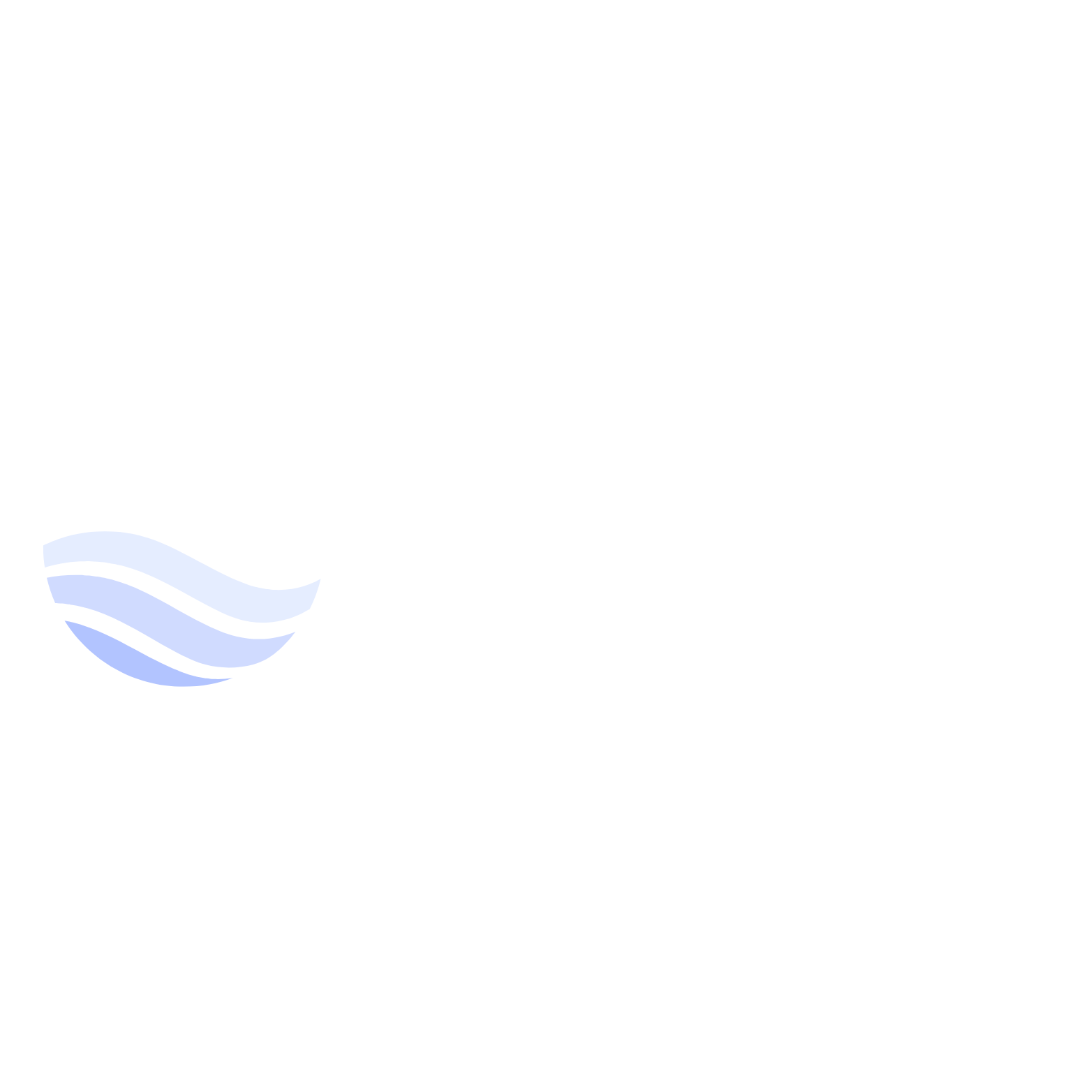 Logo for Mareel Counseling with a circular icon featuring a design of water waves in white, light blue, and dark blue, next to the text 'Mareel Counseling' in white on a black background.