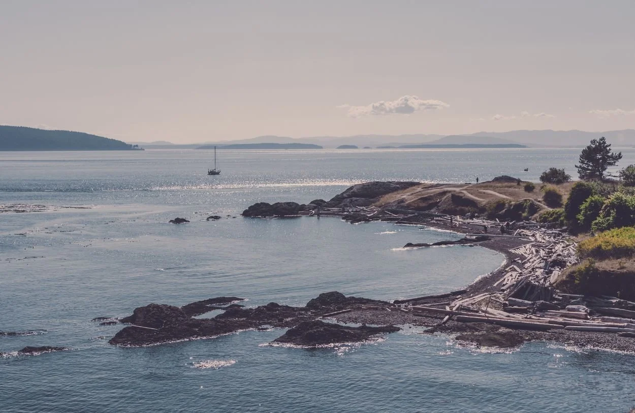 a boat floating off the coast of BC, where Mareel offers sex therapy in Vancouver