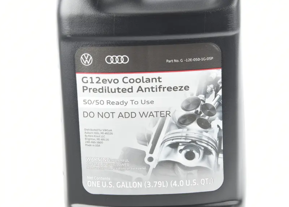 Coolant Antifreeze G12 EVO 50/50 Mix 3 Gallons (11.34 Liters) - VW/Audi