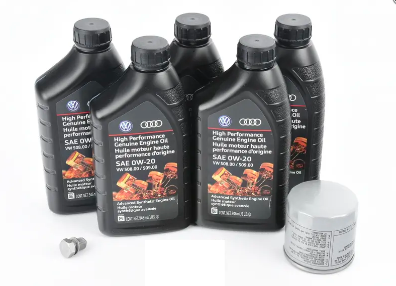 6 Quart Genuine VW Audi 10W-60 High Performance Full Synthetic Engine Oil – VW 501.01/505.00 Spec
