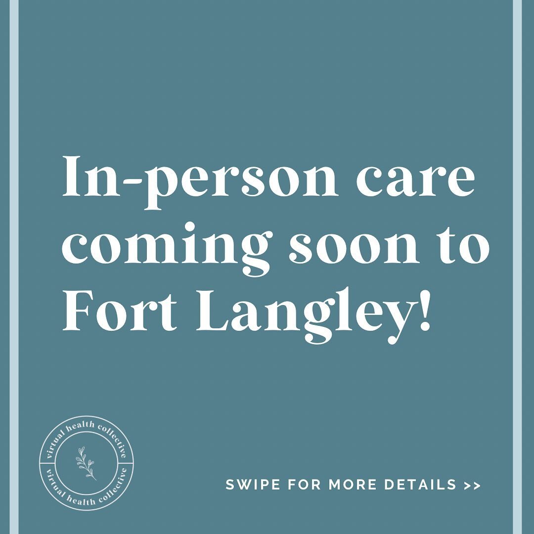 HELLO, FORT LANGLEY 👋🏼

We (@drrorygibbons and @drallypower ) are so excited to finally announce we are going to be renting a space in @rewardfitnessstudio in Fort Langley to see patients! 

Our care will continue to be mostly virtual, but this hyb