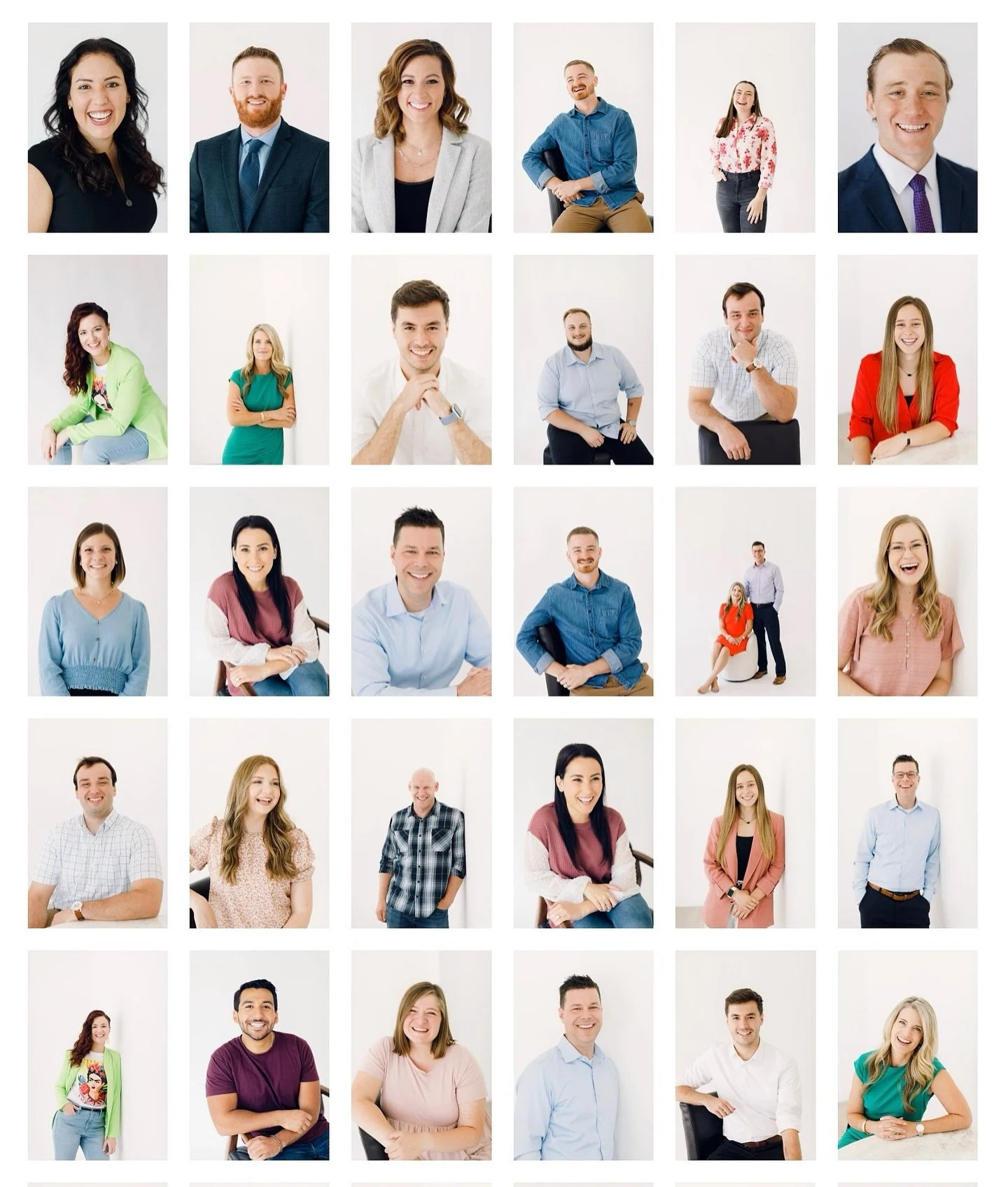Some joyful faces in our Studio! We love working with you to create a headshot that feels like YOU!