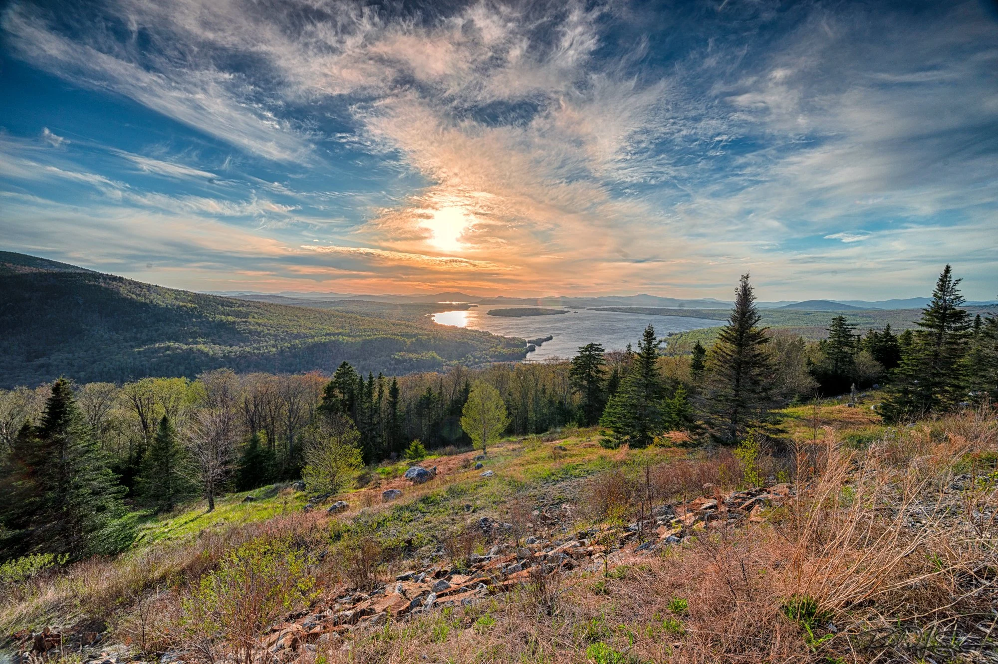 Sunset at Height of Land, Rangeley (1)