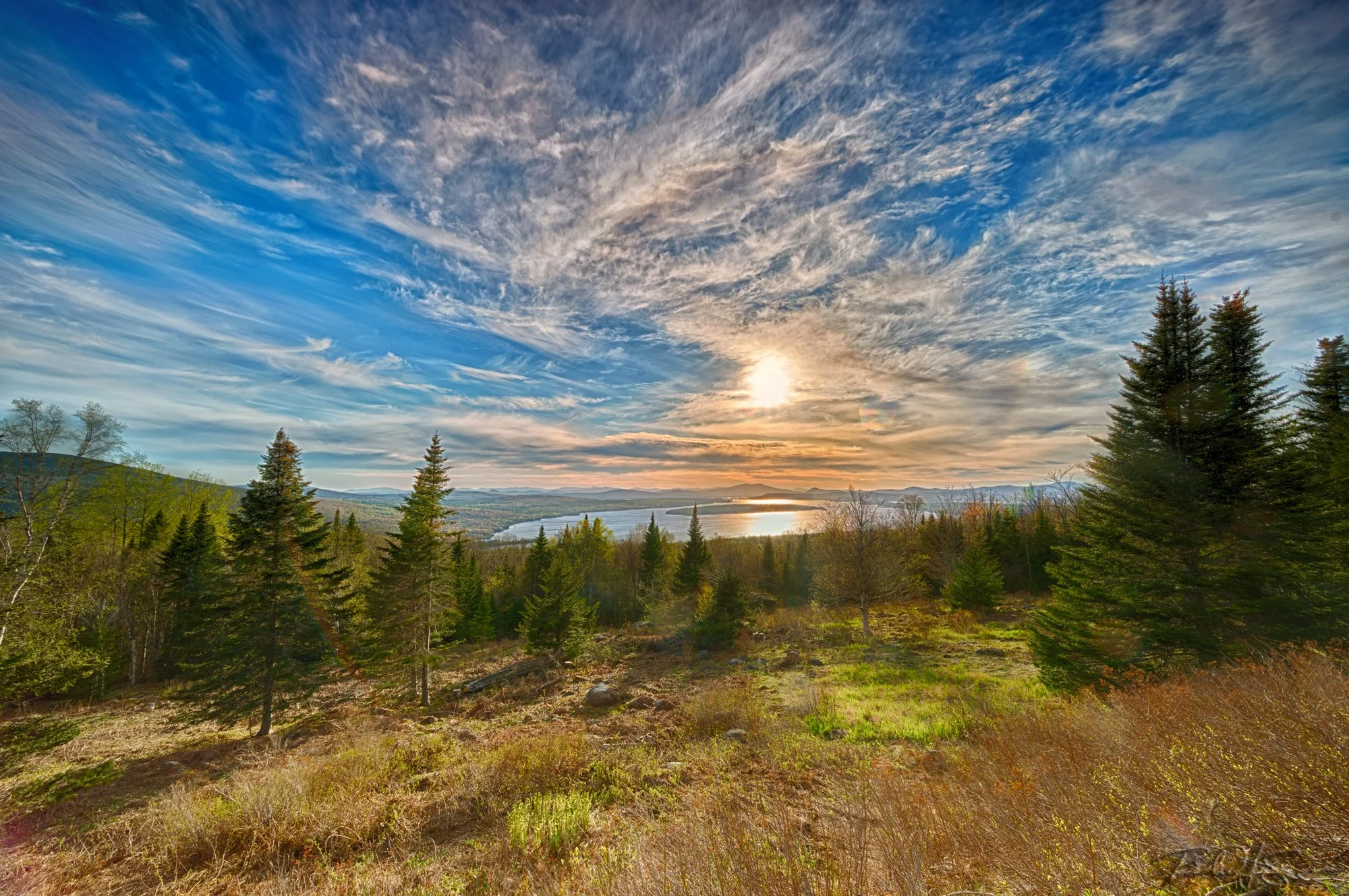 Sunset at Height of Land, Rangeley (2)