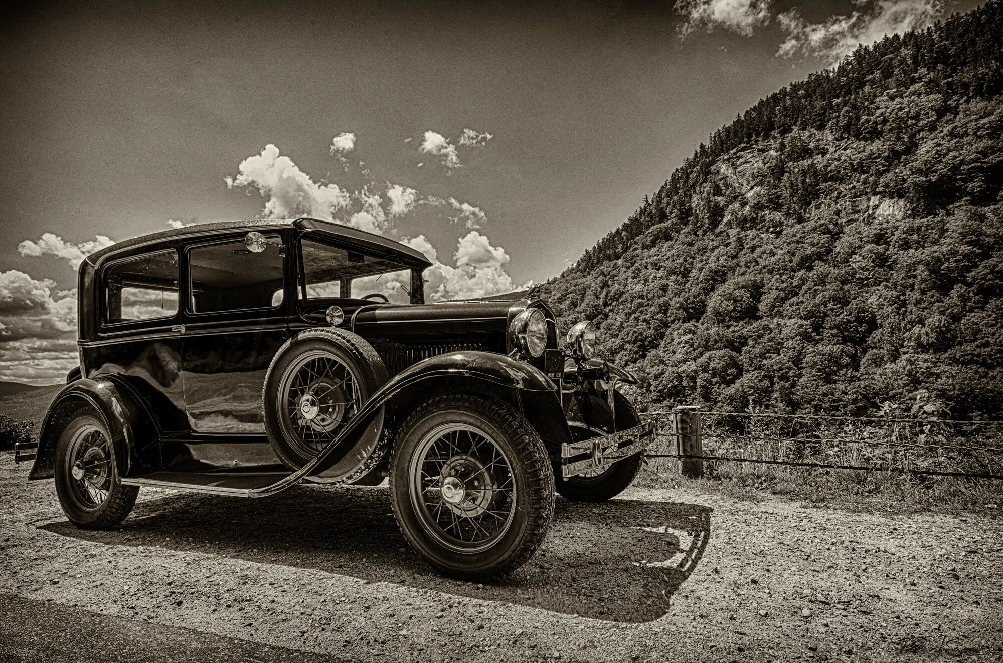 Model A in Evan's Notch