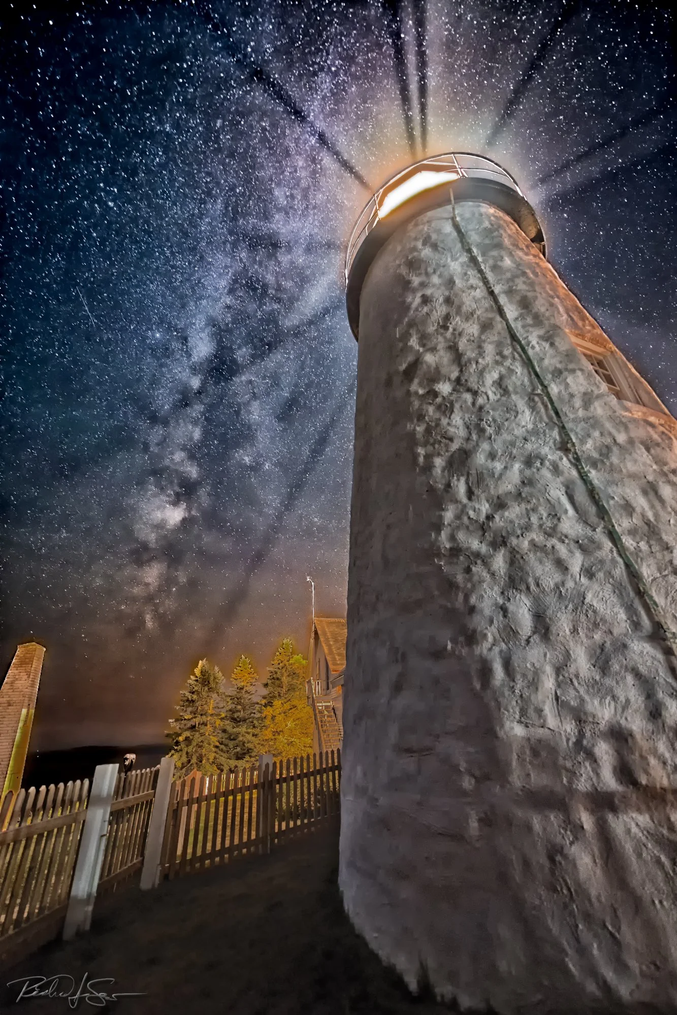Milky Way Over Pemaquid Point Light