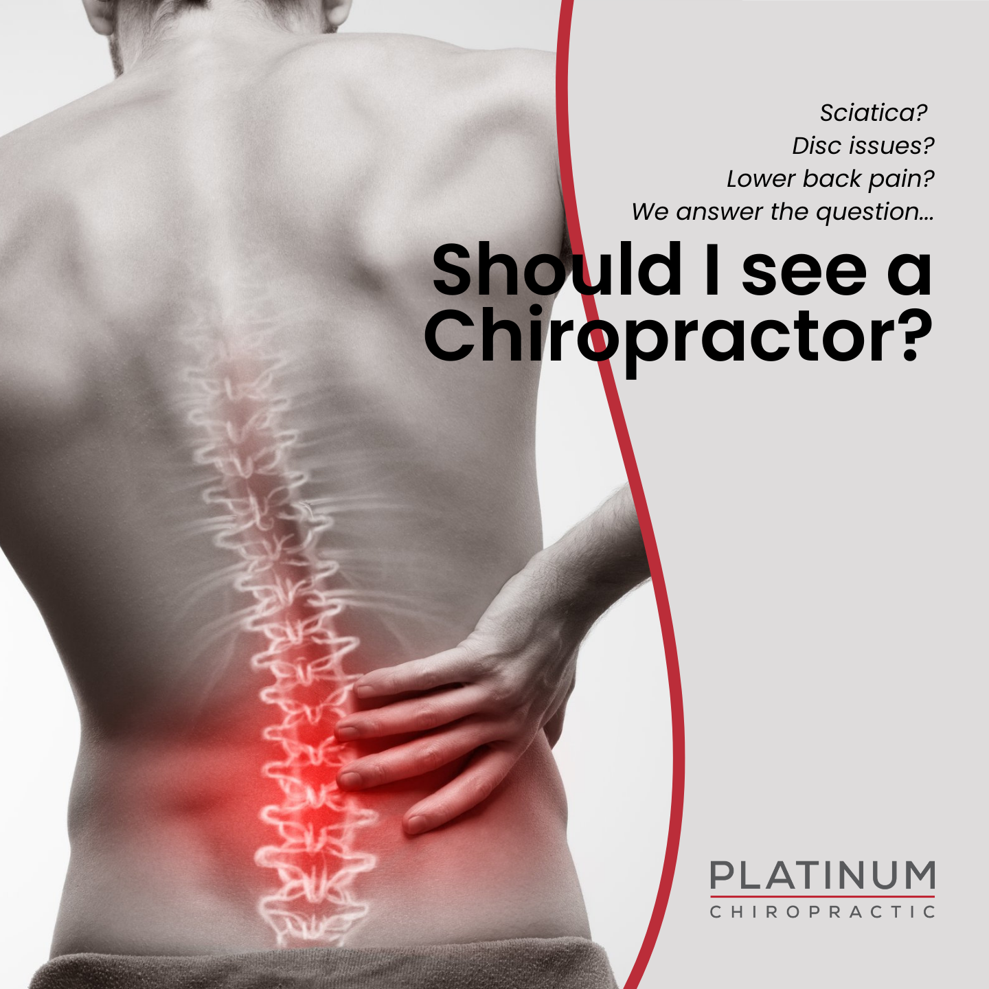 Should I see a Chiropractor for lower back pain? — Platinum