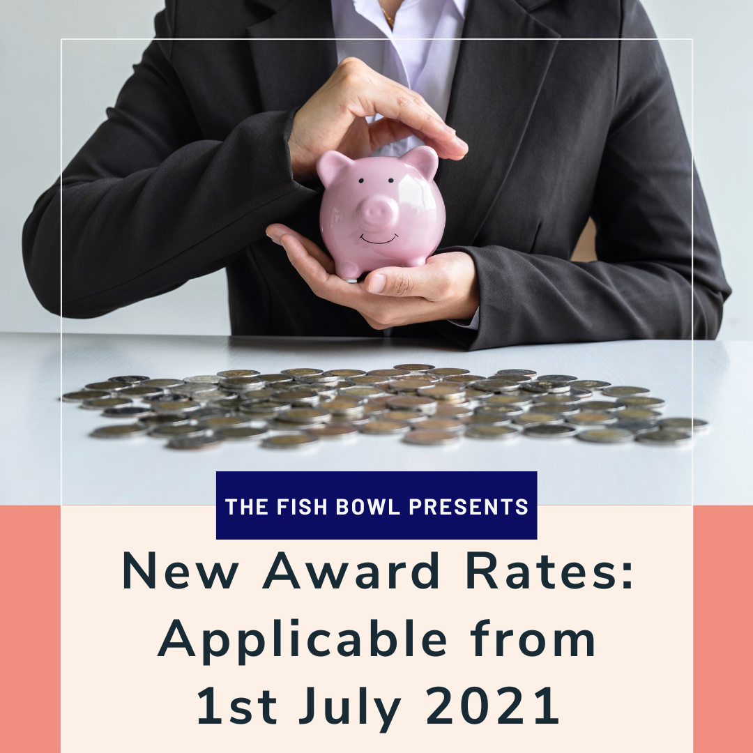 New Award Rates 2021 - 2022