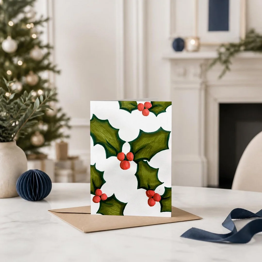 Cards Mockup - Christmas - Portrait - holly.jpg