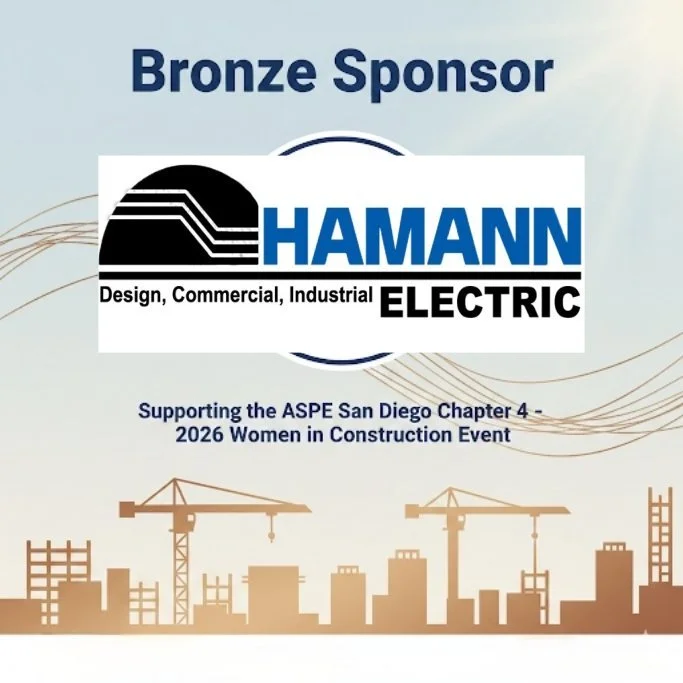 2026 WIC Event - Bronze Sponsor Spotlight - Hamann Electric

To learn more about Hamann visit their website:

hamannelec.com

Date: Wednesday, March 4, 2026
Time: 2:00 PM &ndash; 5:00 PM
Location: Southwestern Yacht Club, San Diego, CA

Join us for a