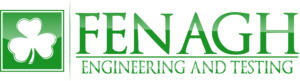 FENAGH Engineering and Testing logo with a green four-leaf clover