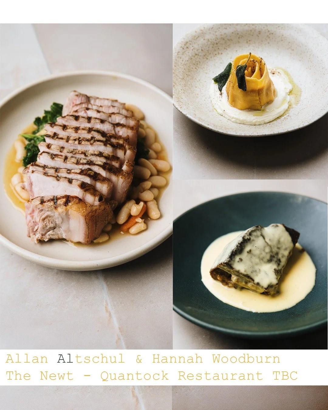 Allan Altschul @allan_altschul and Hannah Woodburn @han_woodburn from @thenewtsomerset in the kitchen at @quantockrestaurant, cooking and sharing their approach with the team and students from @bridgwater_taunton_college. A proper working kitchen, pl