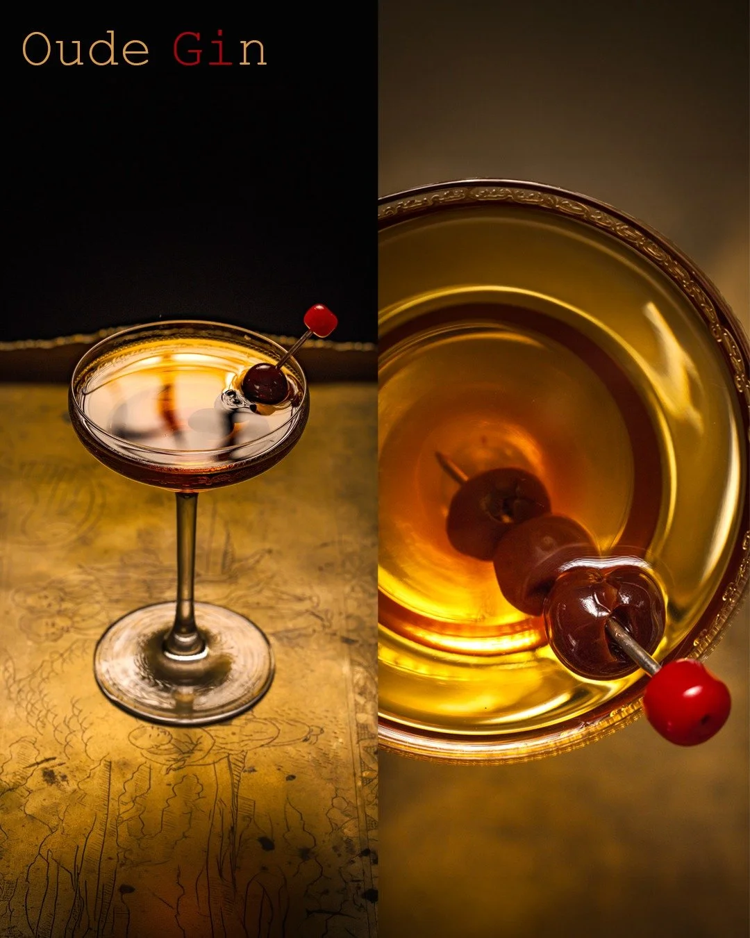 Martinez in a coupe, warm amber, clean rim, cherry on a pick, all about the glow and the reflections. Shot with oude_spirits in the Cotswolds.
.
Photography by @faydit_photography 
.
.
.
.
#ucookishoot #oude_spirits #cotswolds #martinez #martinezcock