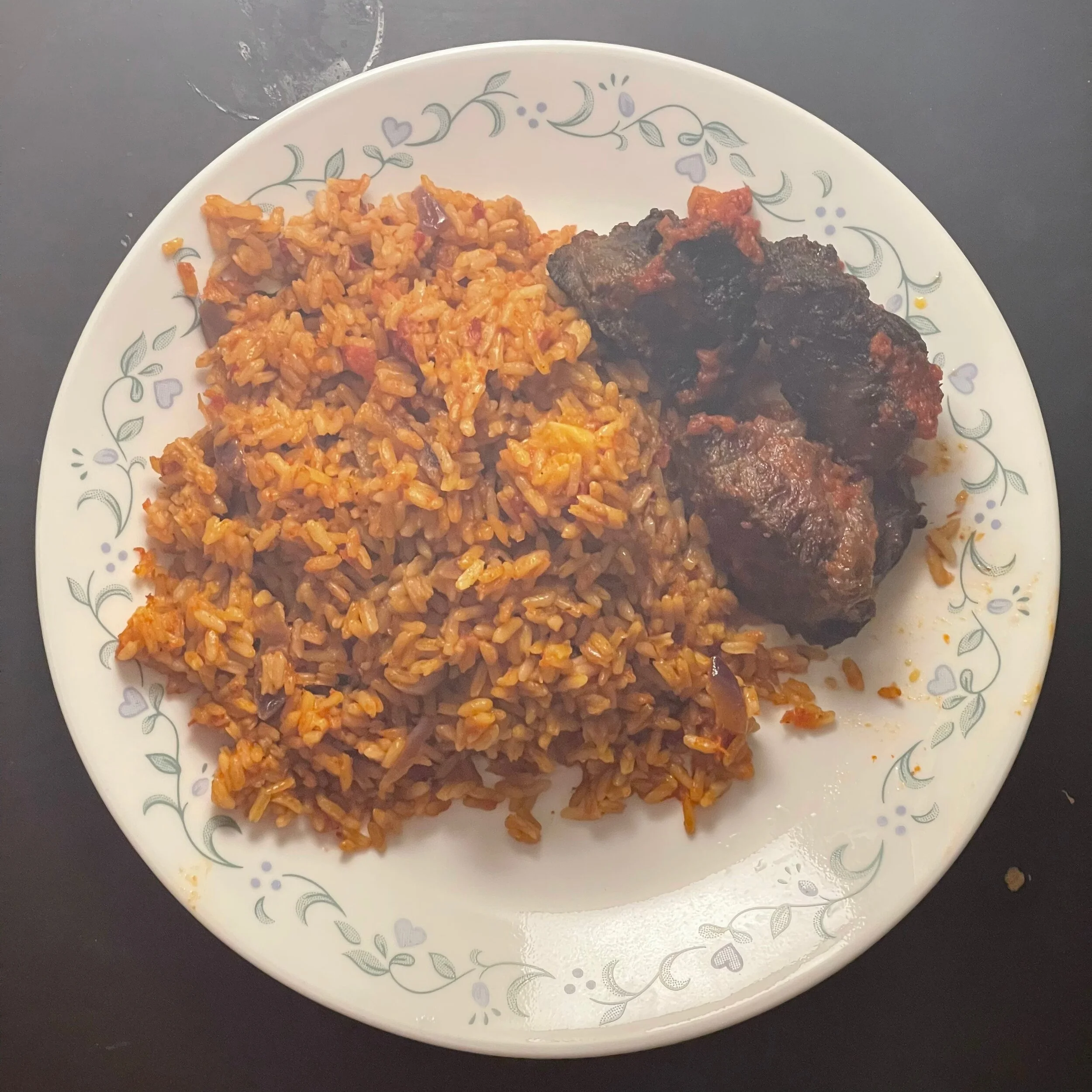 JOLLOF RICE WITH BEEF