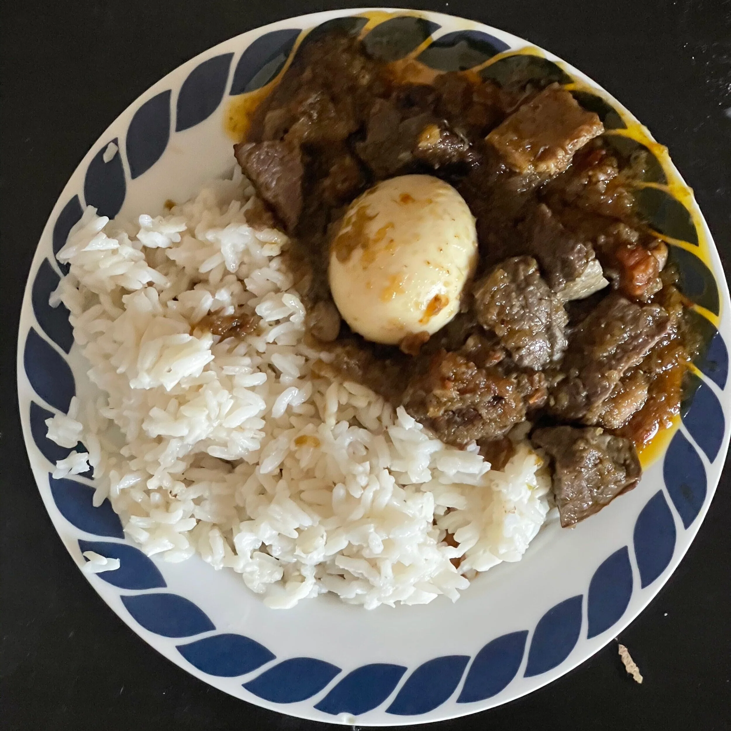 AYAMASE STEW WITH WHITE RICE