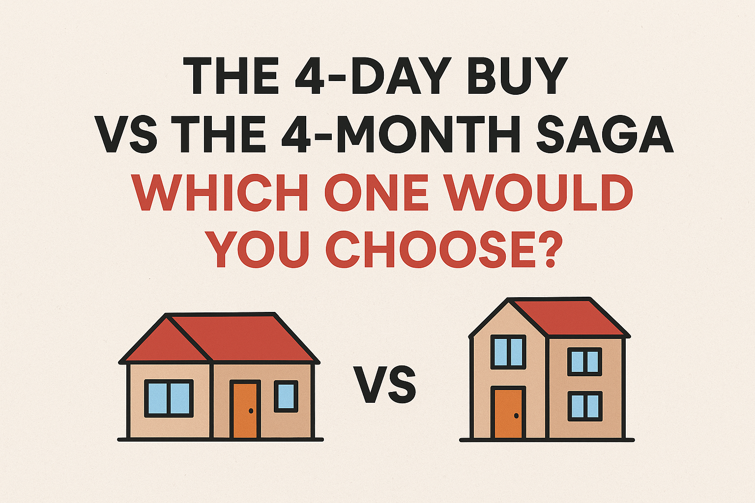 The 4-Day Buy vs the 4-Month Saga — Which One Would You Choose?