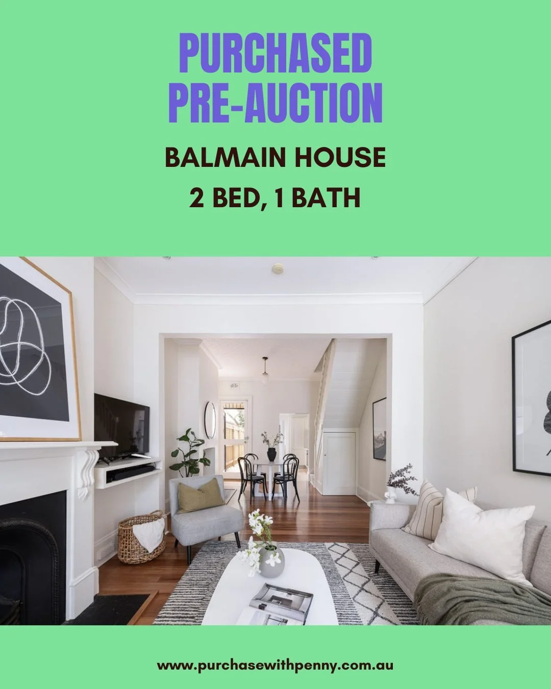 𝗣𝗲𝗻𝗻𝘆 | 𝗣𝘂𝗿𝗰𝗵𝗮𝘀𝗲 𝗪𝗶𝘁𝗵 𝗣𝗲𝗻𝗻𝘆
Buyer&rsquo;s Agent | Former Property Lawyer
Sydney Inner West &amp; Eastern Suburbs

#purchasewithpenny
#buyersagentsydney #sydneybuyersagent
#sydneyproperty #sydneypropertymarket
#buyinginsydney #pr