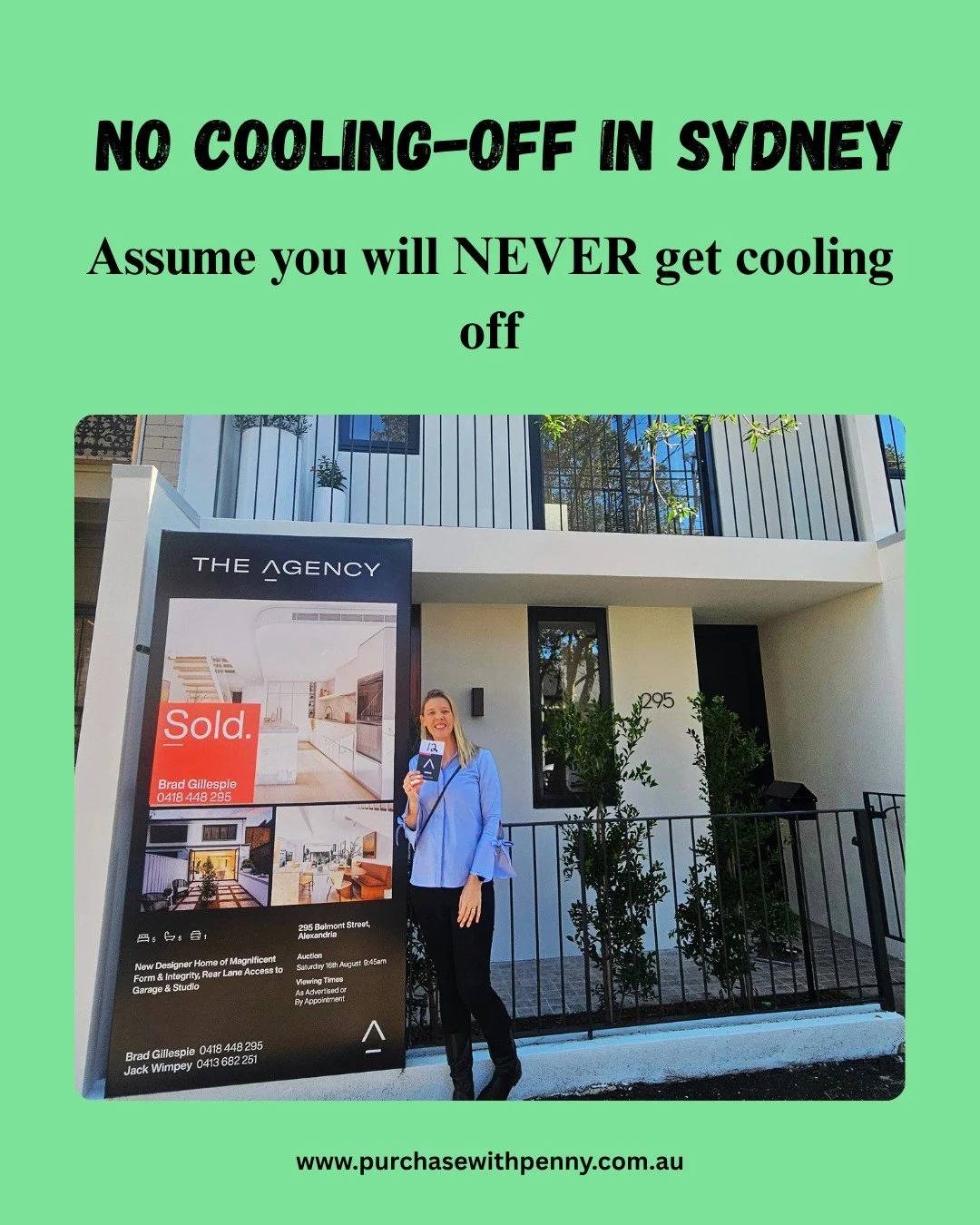 𝗣𝗲𝗻𝗻𝘆 | 𝗣𝘂𝗿𝗰𝗵𝗮𝘀𝗲 𝗪𝗶𝘁𝗵 𝗣𝗲𝗻𝗻𝘆
Buyer&rsquo;s Agent | Former Property Lawyer
Sydney Inner West &amp; Eastern Suburbs

#purchasewithpenny
#buyersagentsydney #sydneybuyersagent
#sydneyproperty #sydneypropertymarket
#buyinginsydney #pr